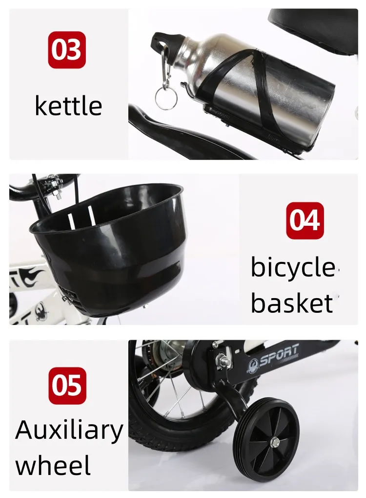 Cheap Wholesale Children's Bicycles for Boys and Girls Pedal Ridding Kids Bike 3-7 Years Old