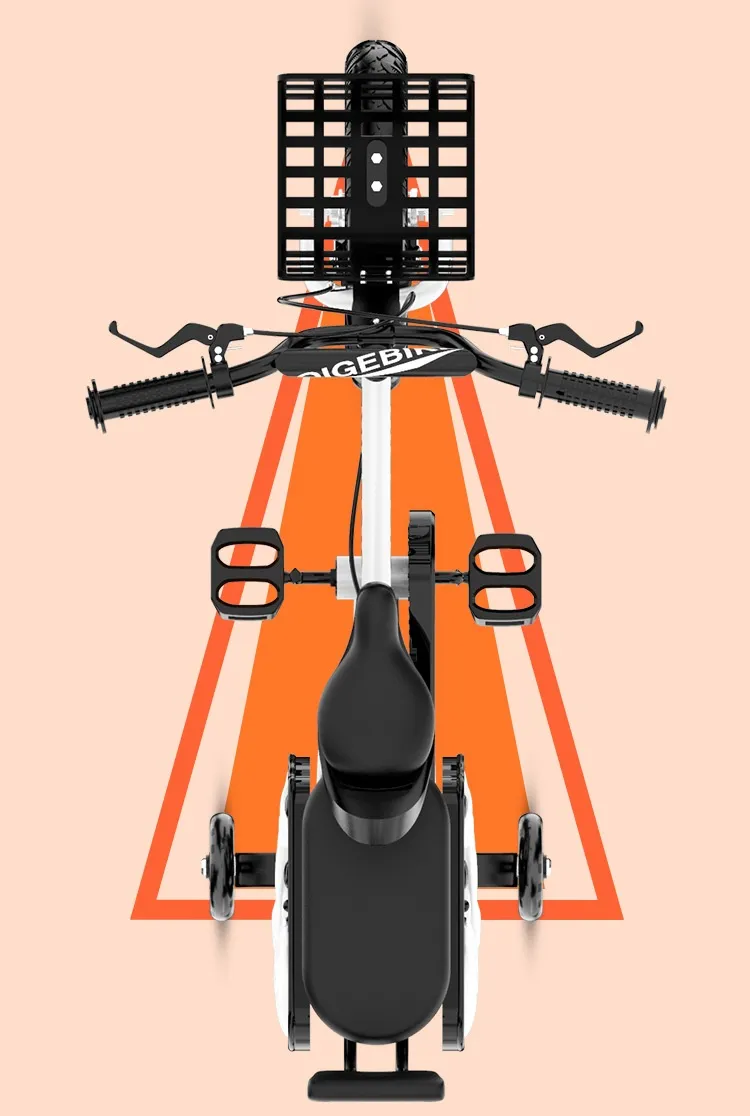 Kids Cycle for 4-10 Years Children Balance Bike Equipped with Backrest Auxiliary Wheels