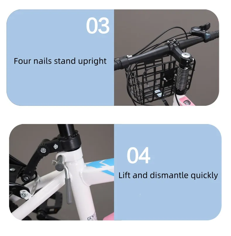 Kids Bike Children's Cycling Magnesium Alloy Folding Disc Brake with Variable Speed 18/20/22/24 Inch Children Bicycle Kids Bike Children's Cycling Magnesium Alloy Folding Disc Brake with Variable Speed 18/20/22/24 Inch Children Bicycle