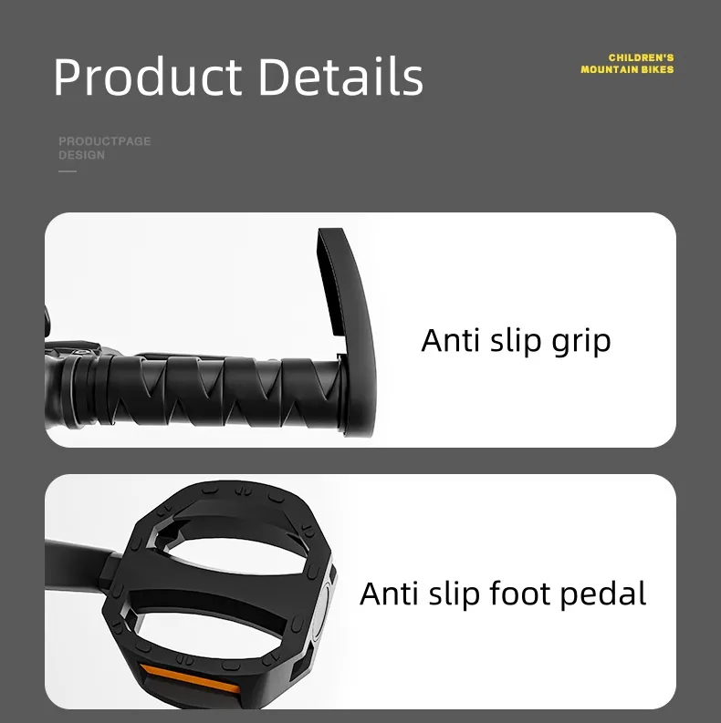 Unique Bicycle for Children Aged 6-12 Sport Mountain Bike 18/20/22/24 Inch Primary and Secondary School Students