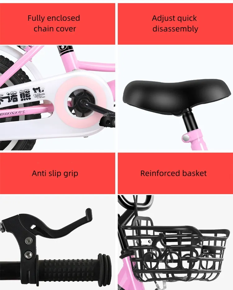 Cheap Baby Pedals Ridding Bike for 3-12 Years Old Four Wheels Boys' and Girls' Bicycles