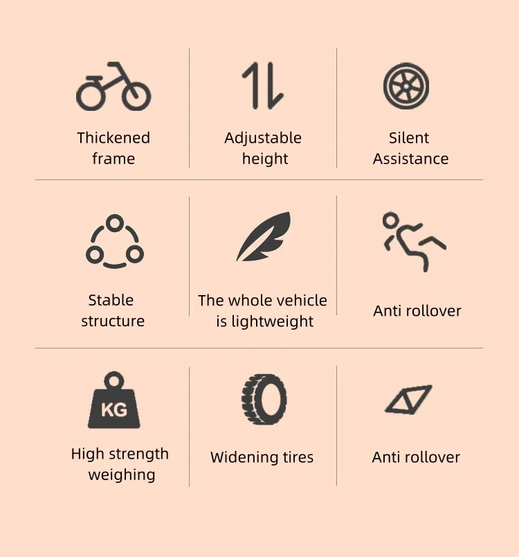 Kids Cycle for 4-10 Years Children Balance Bike Equipped with Backrest Auxiliary Wheels