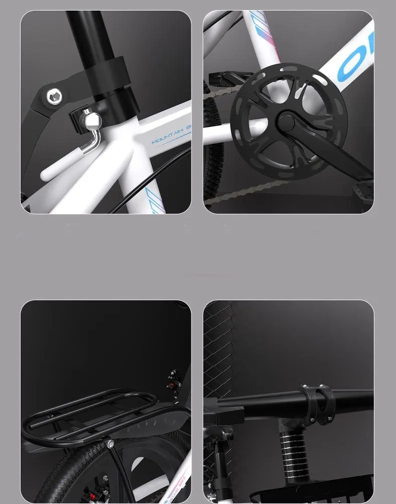 Children's Bike 18 Inches 20 Inches 22 Inches 6 to 12 Years Old Variable Speed Boys and Girls High School Student Bike