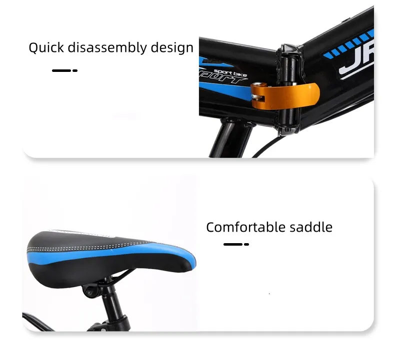 Kids Bike Children's Cycling Magnesium Alloy Folding Disc Brake with Variable Speed 18/20/22/24 Inch Children Bicycle