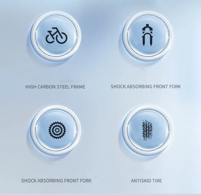 Kids Bike Children's Cycling Magnesium Alloy Folding Disc Brake with Variable Speed 18/20/22/24 Inch Children Bicycle