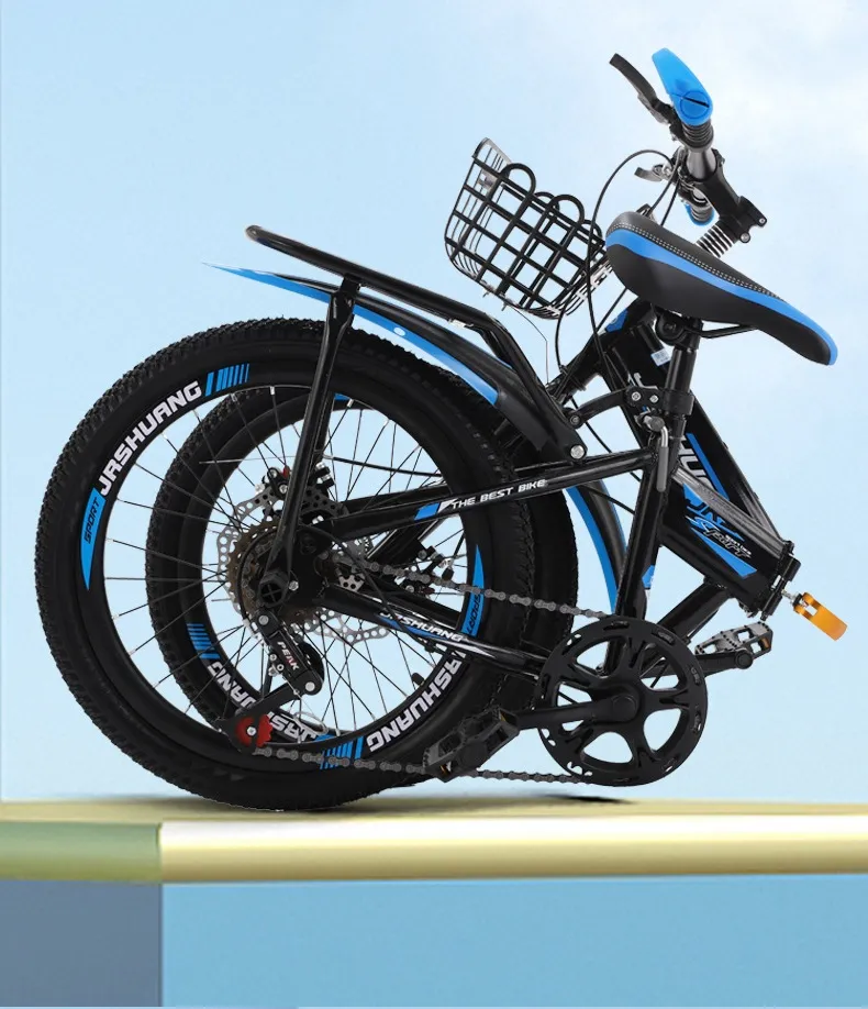 Kids Bike Children's Cycling Magnesium Alloy Folding Disc Brake with Variable Speed 18/20/22/24 Inch Children Bicycle