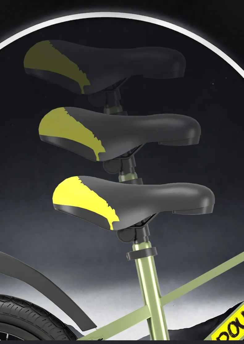 Kids Mountain Bike 12/14/16 Inch Children's Bicycle Shock Absorbing Disc Brake Mountain Bike