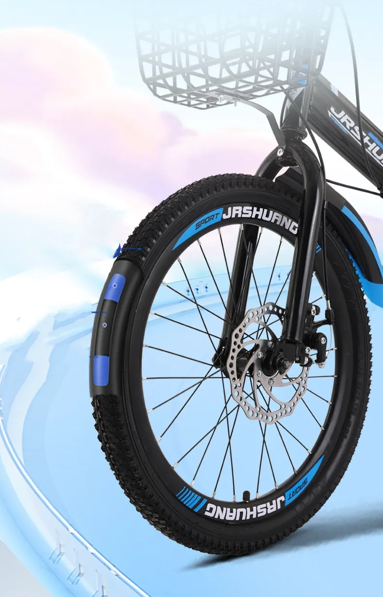 Kids Bike Children's Cycling Magnesium Alloy Folding Disc Brake with Variable Speed 18/20/22/24 Inch Children Bicycle