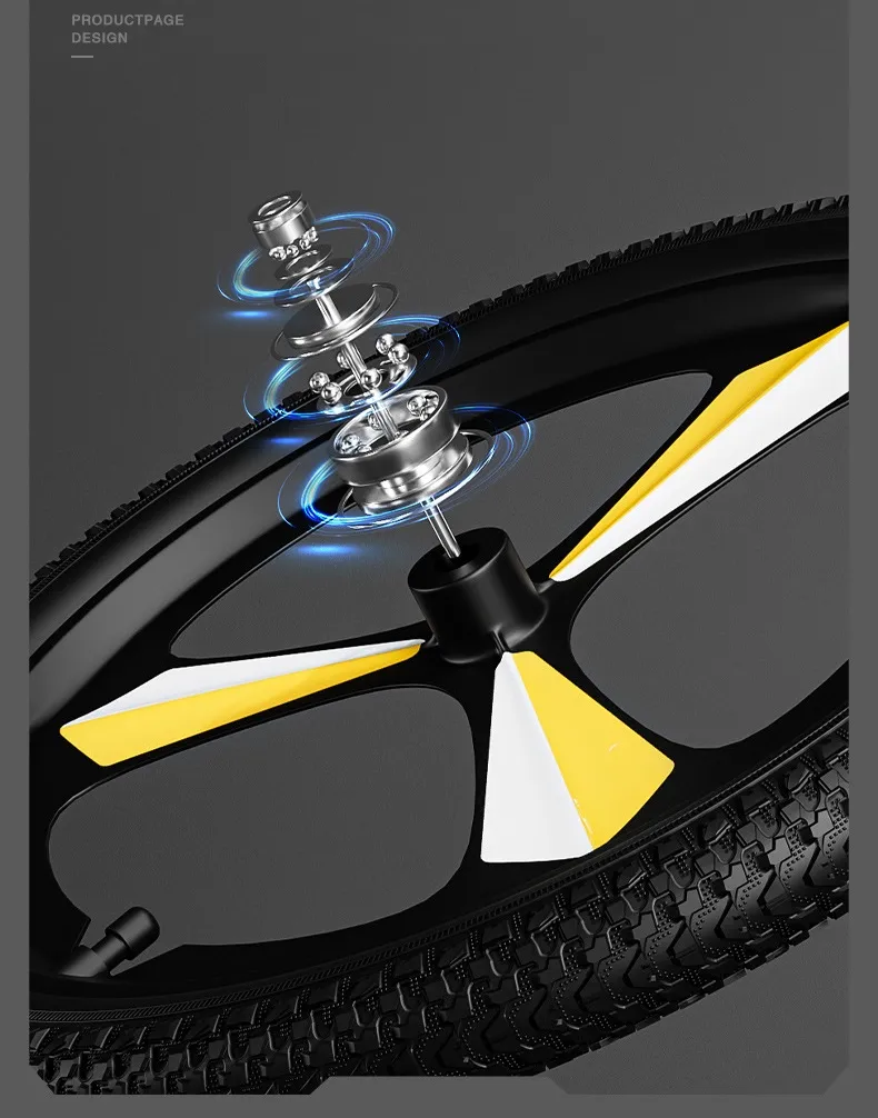 Unique Bicycle for Children Aged 6-12 Sport Mountain Bike 18/20/22/24 Inch Primary and Secondary School Students