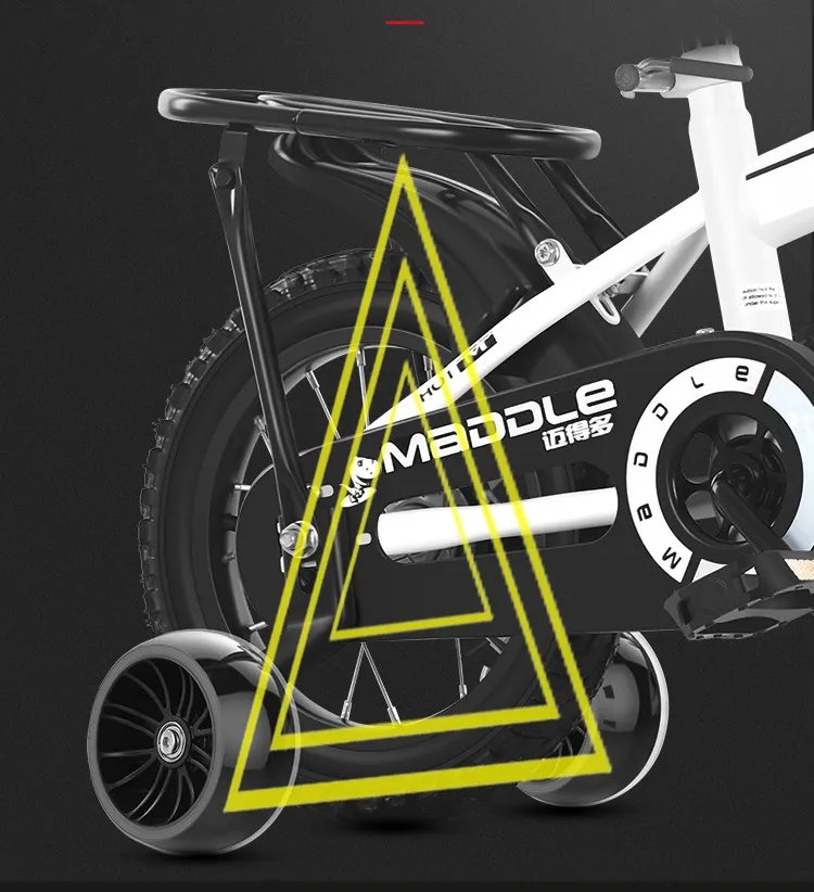 Children's Bicycles Small Medium and Large With Auxiliary Wheels Can Be Ridden on a 12-20 Inch Lightweight Baby Bike