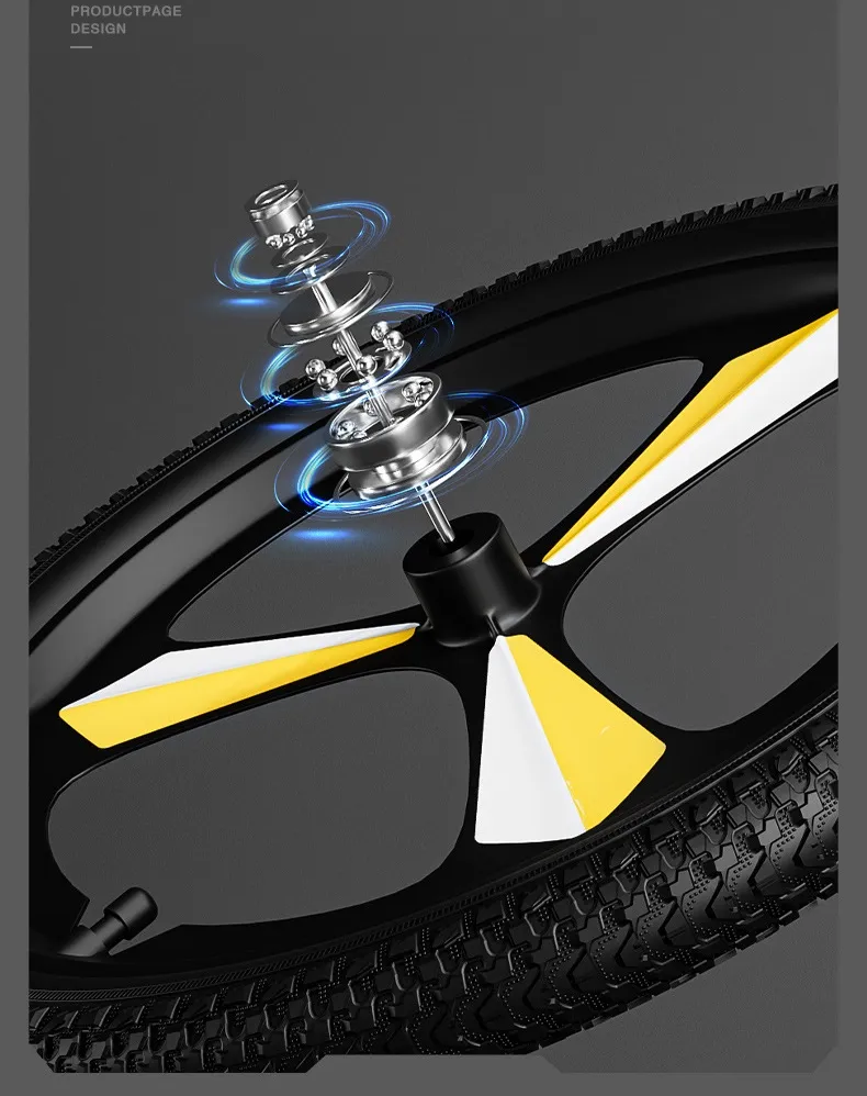 Cool Bicycle for Children Aged 6-12 Primary and Secondary School Students 8-year-old Boy Pedal Bike