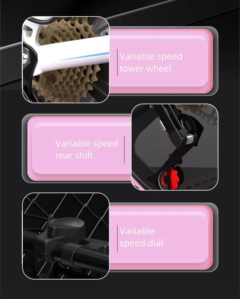 Children's Bike 18 Inches 20 Inches 22 Inches 6 to 12 Years Old Variable Speed Boys and Girls High School Student Bike