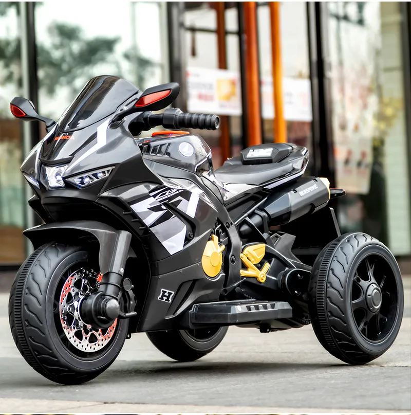 Kids Electric Motorcycle with Fake Exhaust - A Thrilling Adventure Awaits!