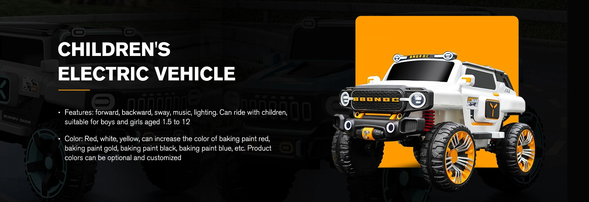 children's ride on electric cars