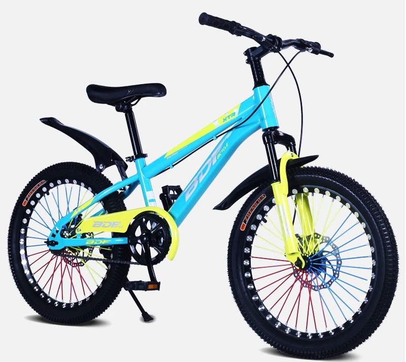 High quality kids bicycles Flash Wheel Children's Bicycle 7-16 years old Children's mountain bike
