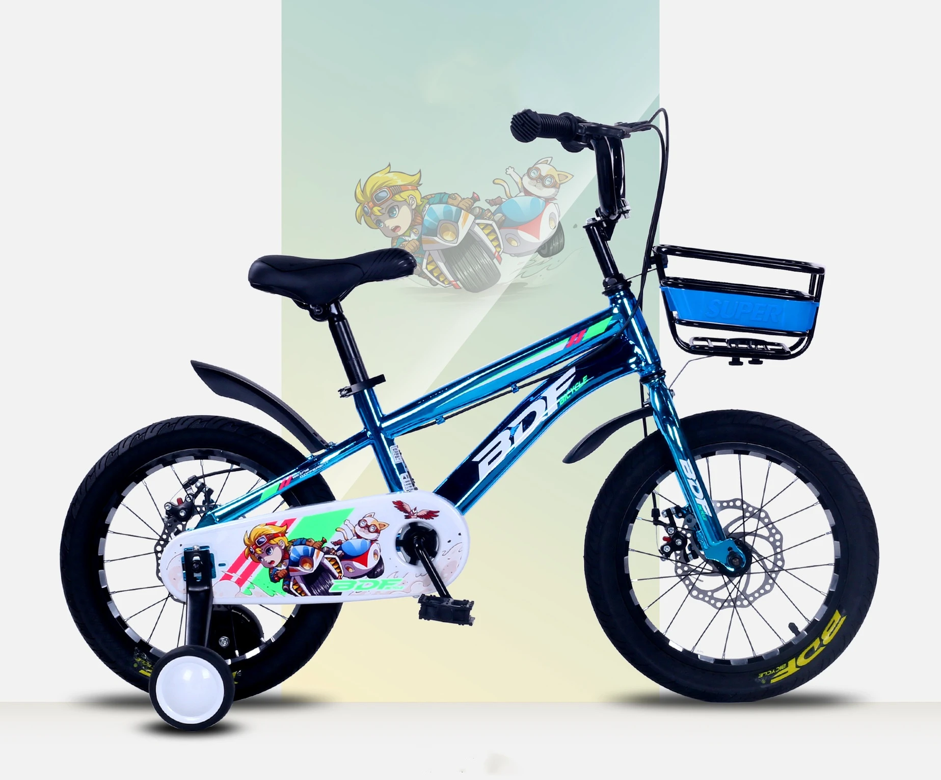 Hot sale Cool 14 16 18 inch hot girls and boys four wheels bike baby Recreation & Entertainment bikes for children