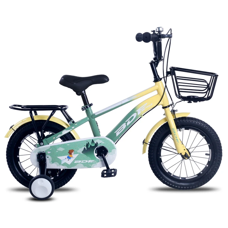 Wholesale Children Bicycle Boys and Girls Kids Bike for 4-10 Years Four Wheel With Rear Seat Frame Children's Bike Cycle