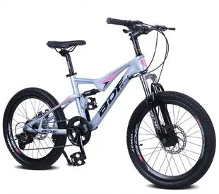 Newly Designed Kids Bike Magnesium Alloy Shock Absorber 7-speed Children's Bicycle 20/22 Inch Children MTB Bike