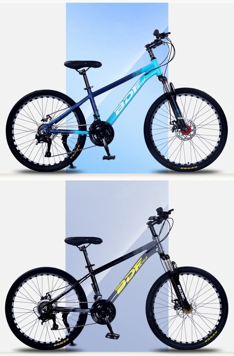 new product Mountain Bike For Kids 20/22/24/26 inch carbon steel frame cycle Kids Training Bike