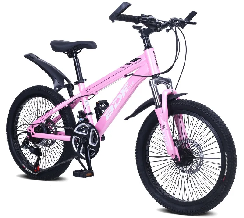 Two wheels kids mountain bike Training Wheel Aluminum Alloy Fork Ordinary Pedal Brake Line System kids ride bike