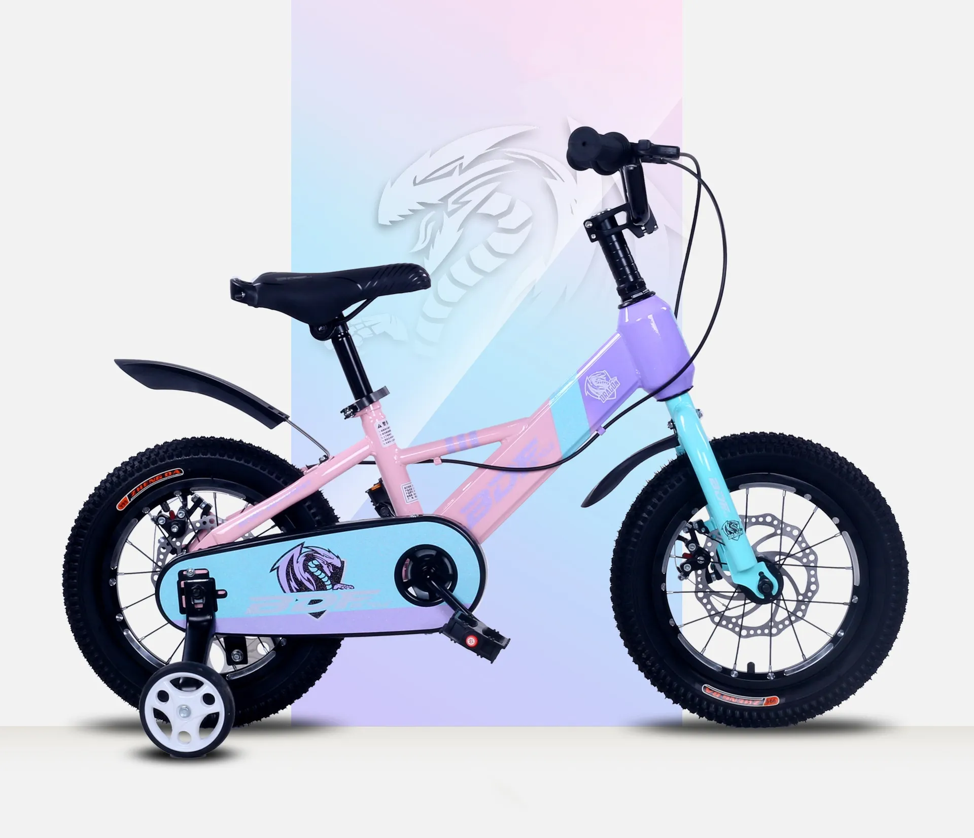 New Design Cute kids bike 14/16/18 inch Kids Bicycle For 8 Years Old Children with training wheels