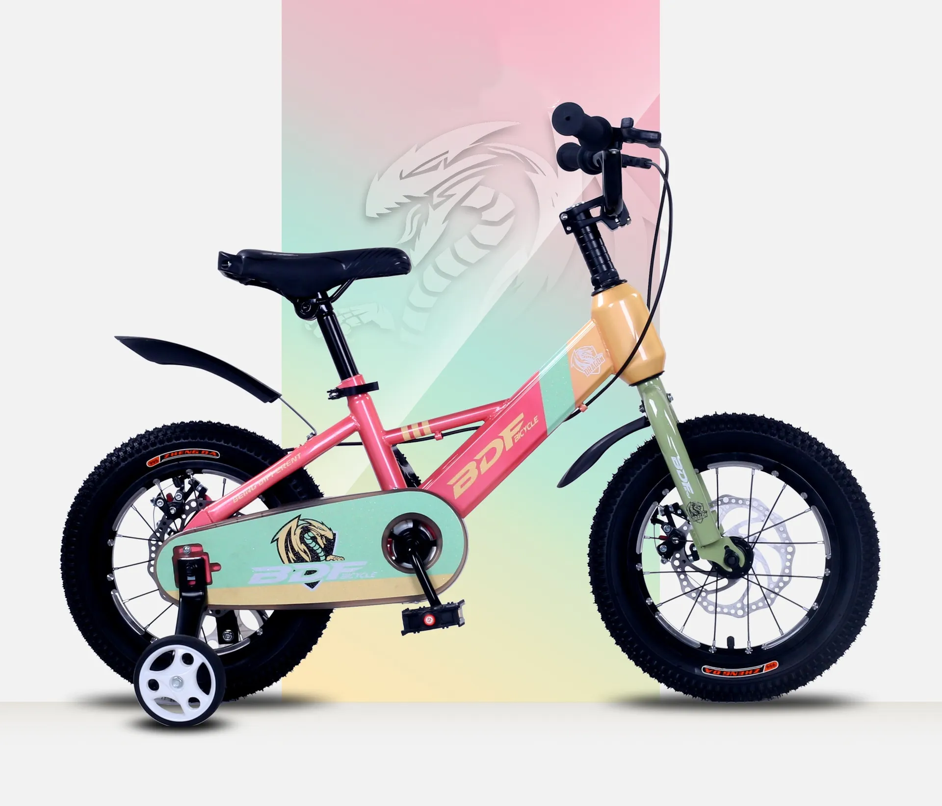New Design Cute kids bike 14/16/18 inch Kids Bicycle For 8 Years Old Children with training wheels