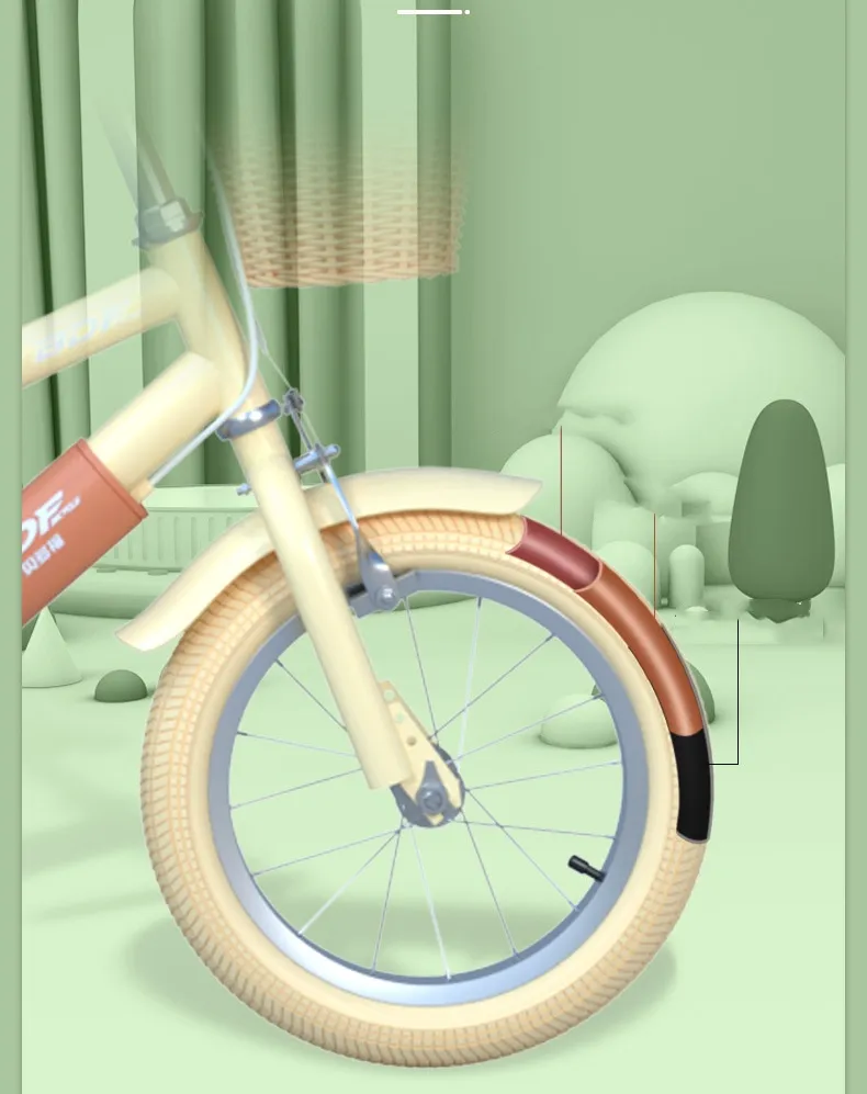 Exercise Balance Coordination kids bike high ten carbon steel 3-7 years old four wheels kids bicycle