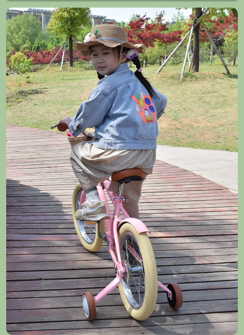 Exercise Balance Coordination kids bike high ten carbon steel 3-7 years old four wheels kids bicycle