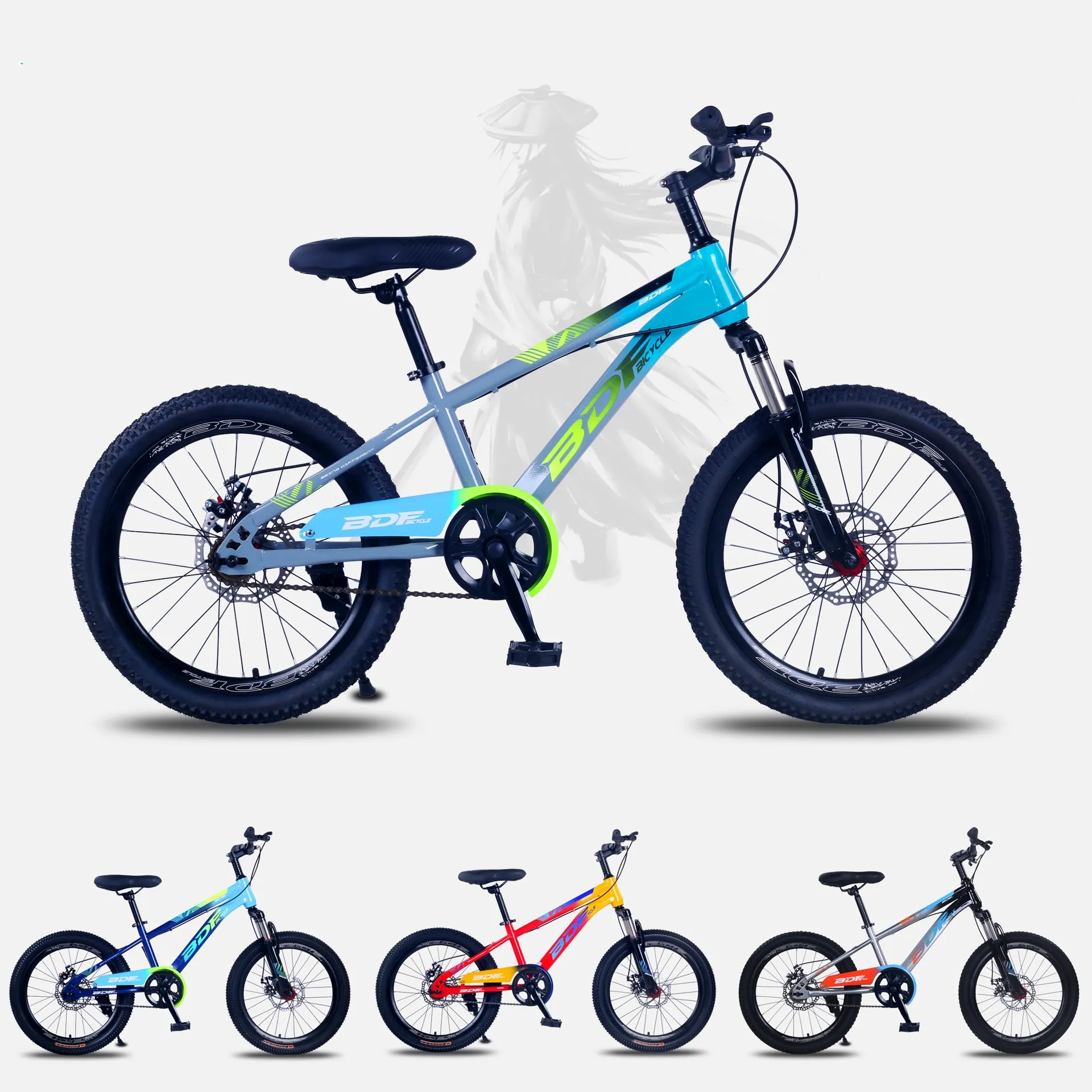 Sport kids bike cool mountain bike 18 "20" 22 frame high carbon steel children gifts steel mountain bike