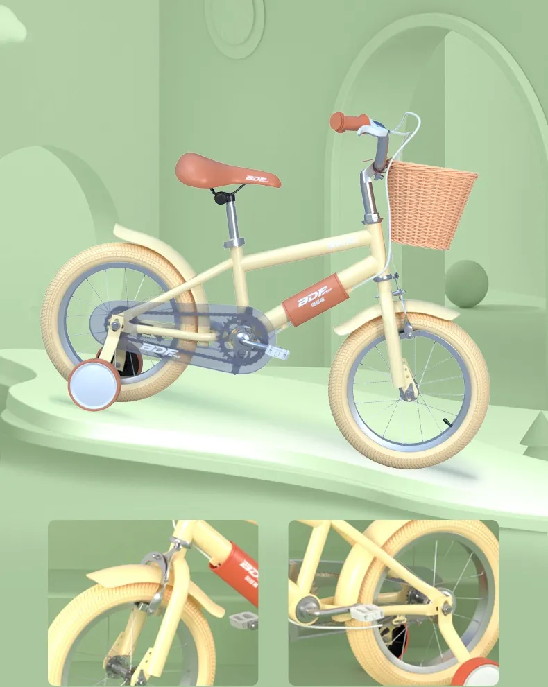 Exercise Balance Coordination kids bike high ten carbon steel 3-7 years old four wheels kids bicycle