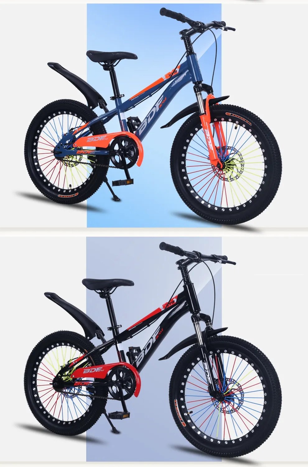 unique kids bike Manufactured in China Bright Color cool Children's mountain bikes
