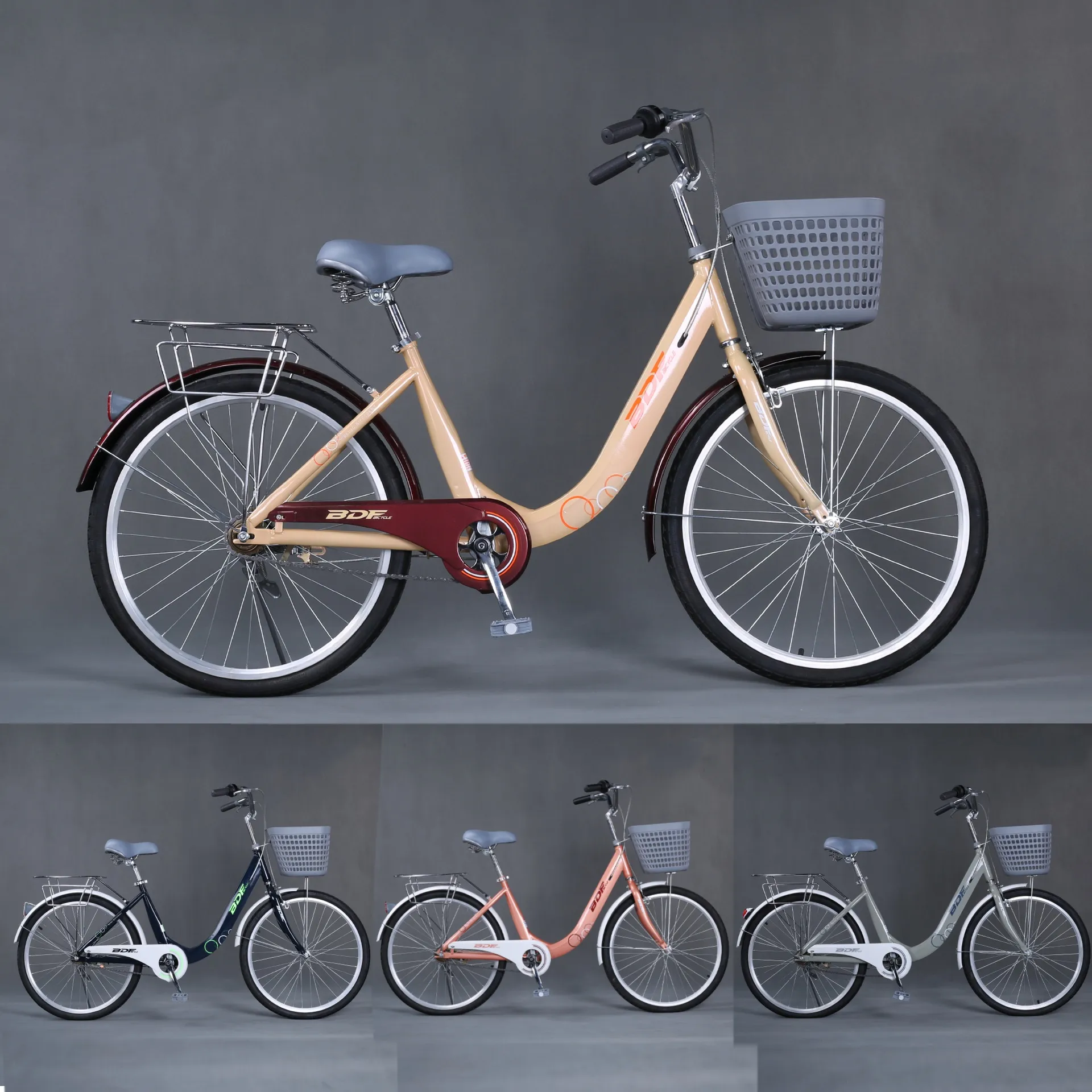 Sports Children Bike 20/24/26/ inch High Carbon Steel Bicycle With Training Wheels