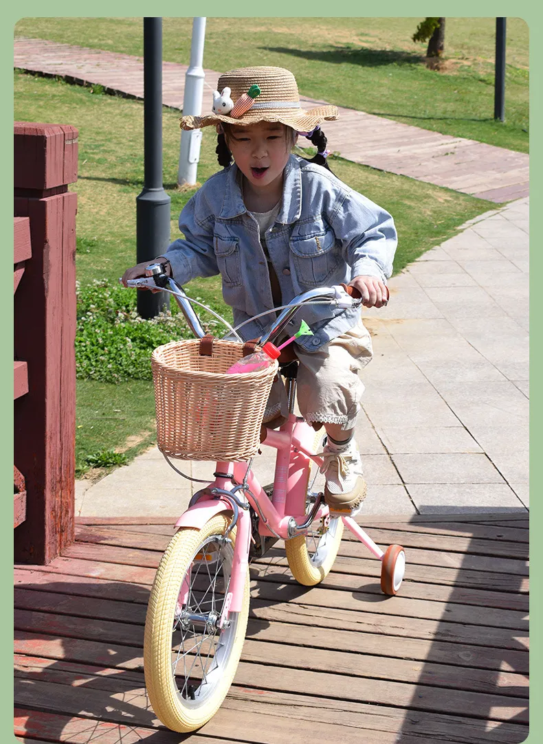 Exercise Balance Coordination kids bike high ten carbon steel 3-7 years old four wheels kids bicycle