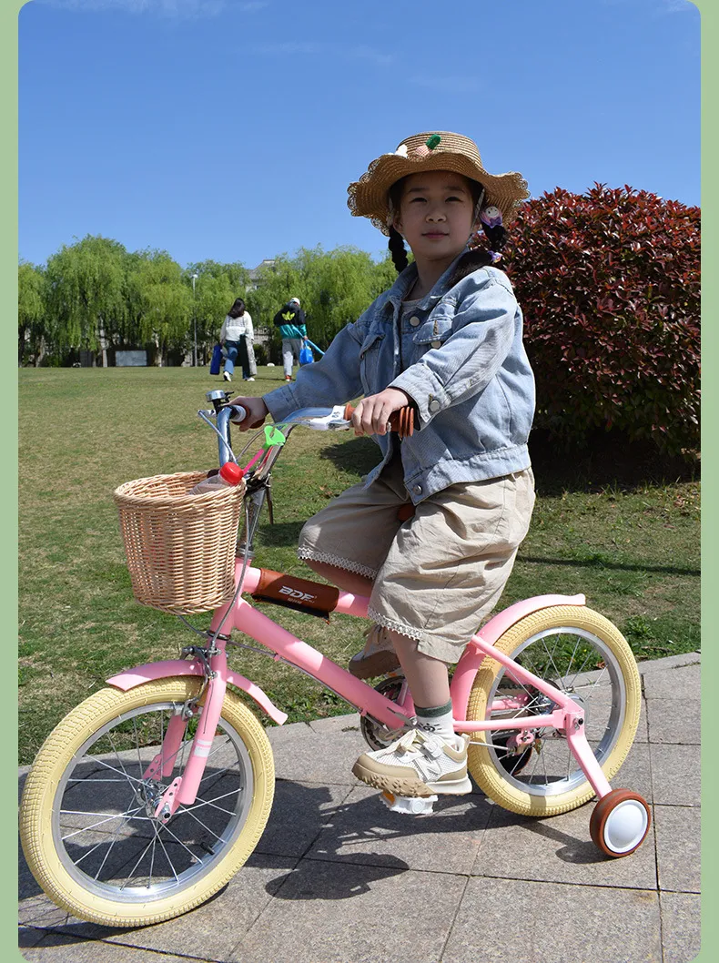 Exercise Balance Coordination kids bike high ten carbon steel 3-7 years old four wheels kids bicycle