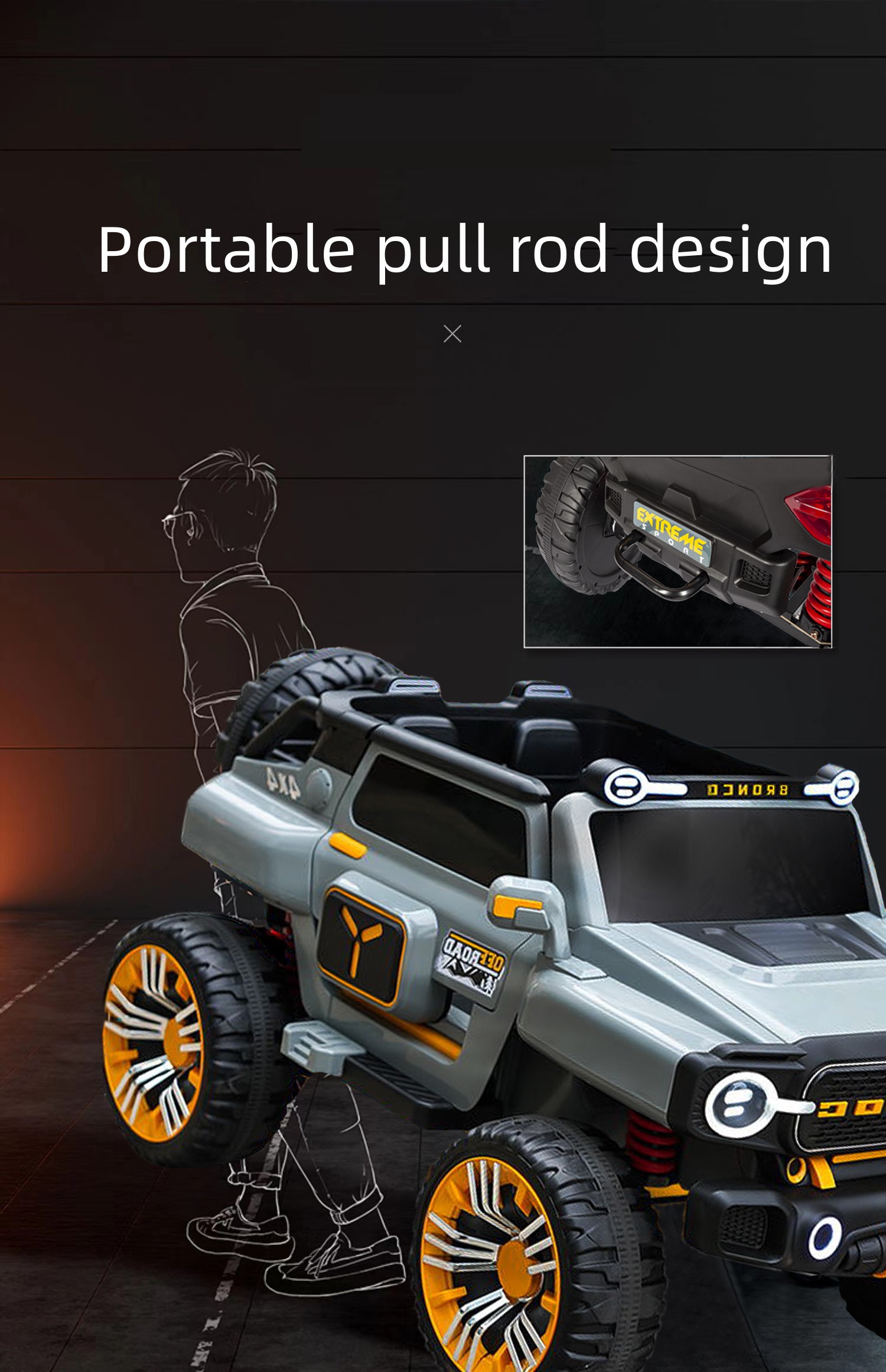 black scooter motorcycle