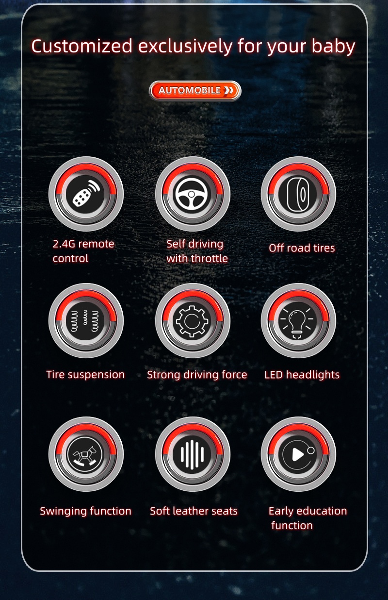 children's ride on electric cars with remote control