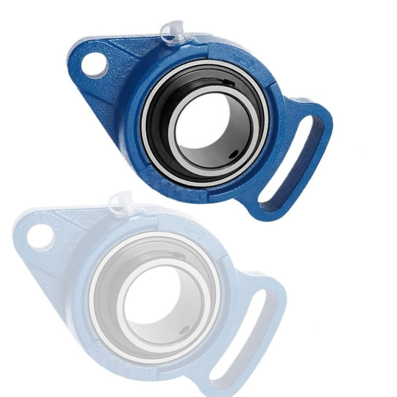 12mm UCFA201-8 Adjustable flange unit bearing