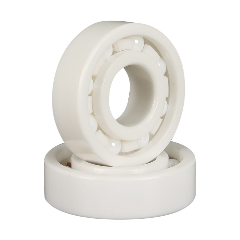 Zirconia deep groove ball ceramic bearings 6200 6201