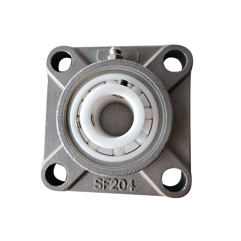 4 Bolt Composite material UCSF204 stainless steel units and Zirconia Ceramic bearing