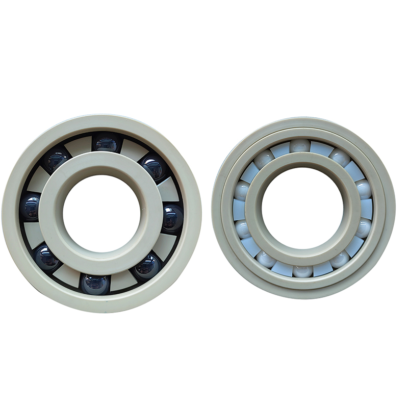 PEEK/PI high temperature resistant PTFE/PVDF corrosion resistant POM/PA ultra-precision plastic bearings