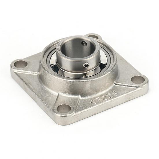 SSUCF208 Square Stainless Steel Flange Pillow Block Bearing