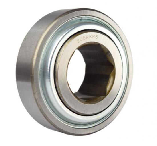 206KRR6-NR 1" Hex Bore Bearing | Sealed, Snap Ring, Ag-Grade