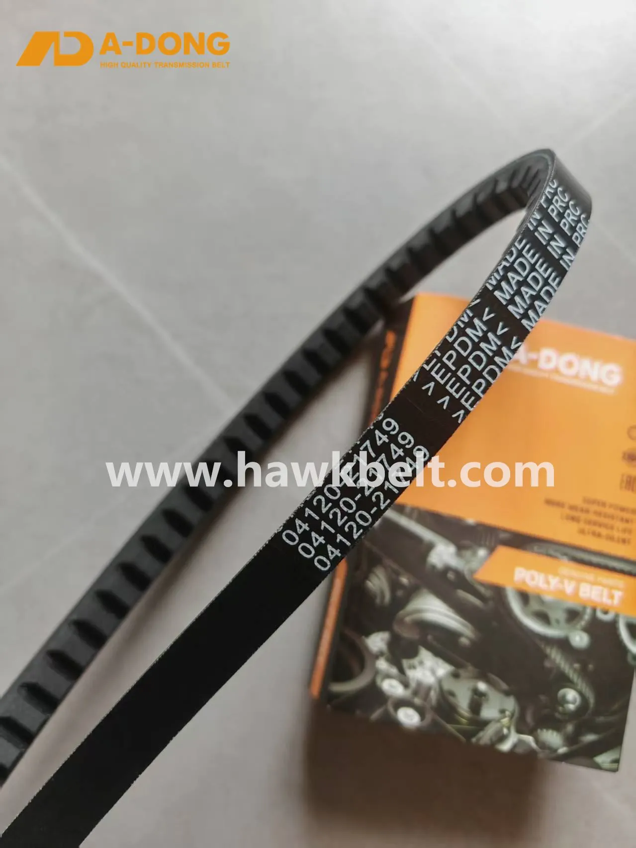 V Belt 04120-21749 For Komatsu Heavy Duty Machinery  Excavator