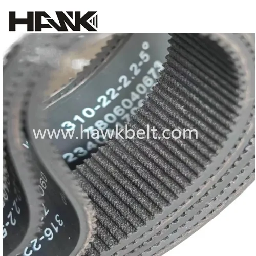 China V Belt Manufacturer Raw Edge Laminated Belt Rubber Fan Belt 90916-02209-83