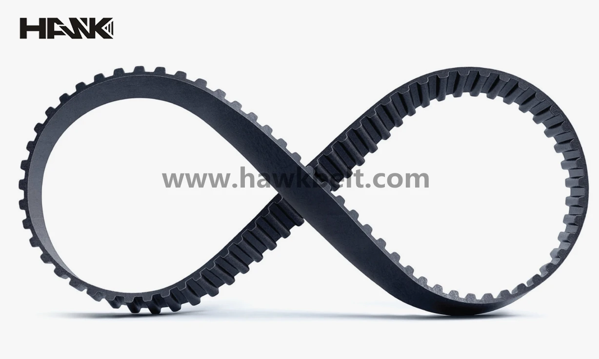 HNBR CR NR Timing Belt 122ZBS19 For Mitsubishi