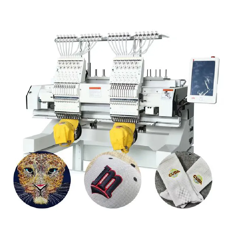 Unlocking the World of Embroidery: The Power of 2 Head and Single Head Embroidery Machines