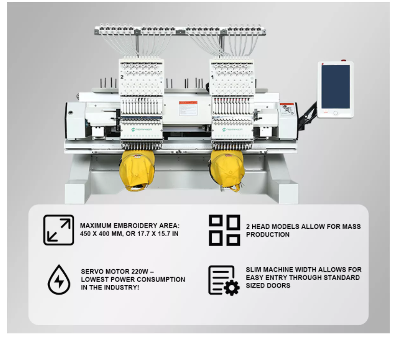 Two-Head Embroidery Machine Manufacturer for Versatile Textile Solutions
