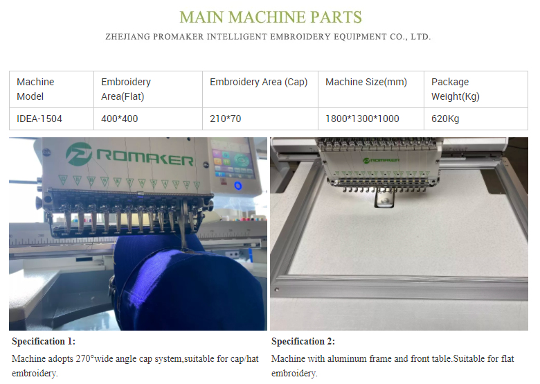 embroidery machine 12 needle