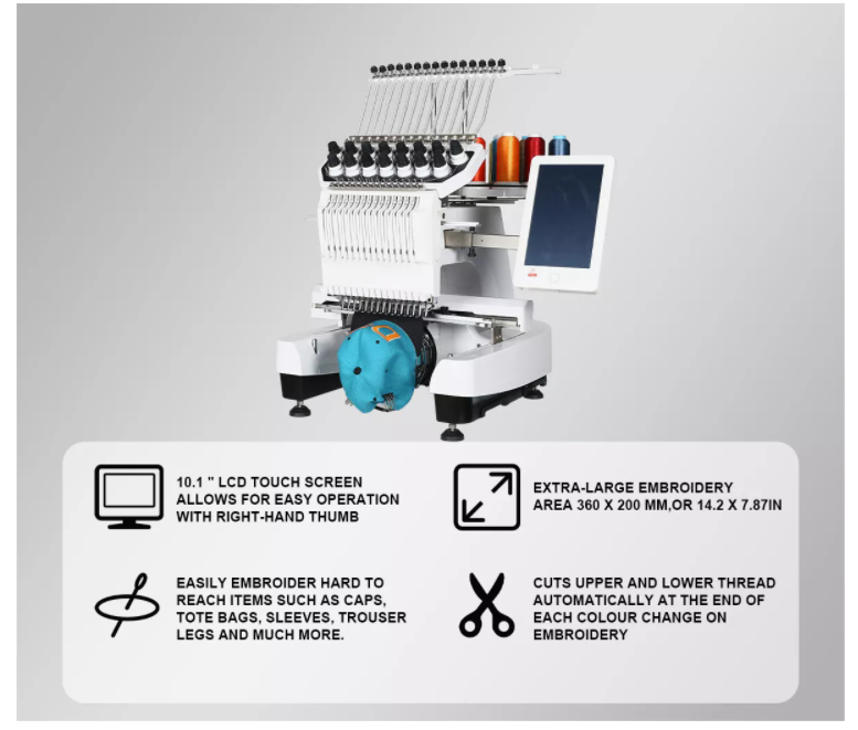 Affordable Single Needle Embroidery Machines for Beginner and Hobbyist Crafters