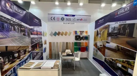 China Leading Homogeneous Vinyl Floor Factory Lights Up KazBuild Exhibition